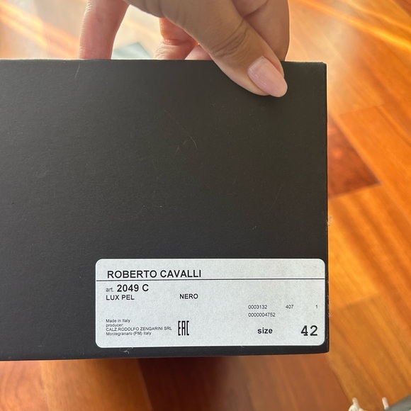 Roberto Cavalli Men’s snake loafer - size 42 worn once - Picture 2 of 4